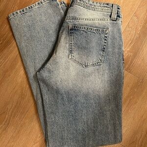 Free People Light Wash 90s jeans